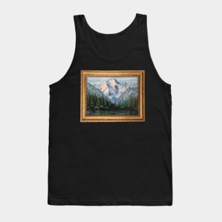 Mountains Oil Painting Tank Top